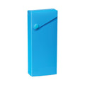 C-Line Slider Pencil Case, 11.43 x 9.5 x 0.6, Sandy Gray, Seafoam Green, Seaside Blue, Sunset Red, Sunny Yellow, 24/Carton