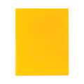 C-Line Two-Pocket Heavyweight Poly Portfolio Folder, 11 x 8.5, Yellow, 25/Box