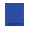 C-Line Classroom Connector Folders, 11 x 8.5, Blue, 25/Box