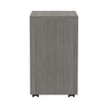 Alera Valencia Series Mobile Pedestal File, Left/Right, 3-Drawer: Box/Box/File, Legal/Letter, Gray, 15.88 x 20.5 x 28.39