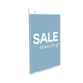 deflecto Classic Image Wall-Mount Sign Holder, Portrait, 8.5 x 11, Clear