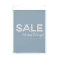 deflecto Classic Image Wall Sign Holder, 8.5 x 11, Clear Frame, 12/Pack