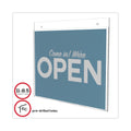 deflecto Classic Image Wall-Mount Sign Holder, Landscape, 11 x 8.5, Clear