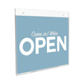 deflecto Classic Image Wall-Mount Sign Holder, Landscape, 11 x 8.5, Clear