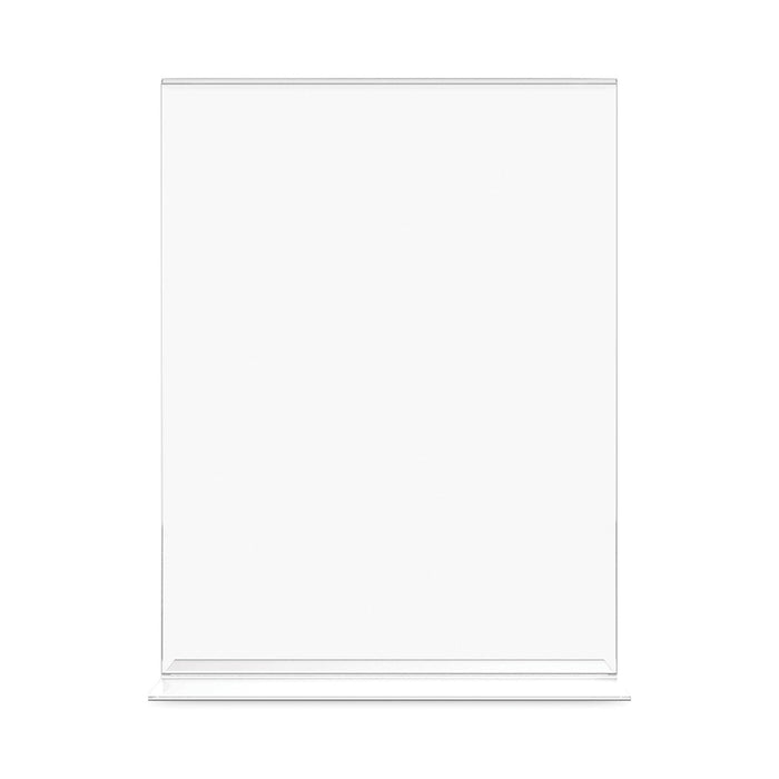 deflecto Classic Image Stand-Up Double-Sided Sign Holder, 8.5 x 11, 12/Pack
