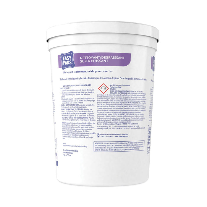Easy Paks Heavy-Duty Cleaner/Degreaser, 1.5 oz Packet, 36/Tub, 2 Tubs/Carton