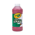 Crayola Portfolio Series Acrylic Paint, Deep Red, 16 oz Bottle