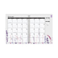 House of Doolittle Recycled WildFlower Weekly/Monthly Planner, Wild Flower Artwork, 11 x 8.5, Gray/White/Purple Cover, 12-Month (Jan-Dec): 2023