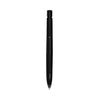 Zebra bLen Gel Pen, Retractable, Fine 0.7 mm, Black Ink, Black Barrel, Dozen