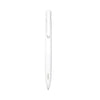 Zebra bLen Gel Pen, Retractable, Fine 0.7 mm, Black Ink, White Barrel, Dozen