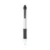 Zebra Sarasa Dry X20+ Gel Pen, Retractable, Fine 0.7 mm, Black Ink, White Barrel, Dozen