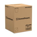 Dart Double Wrapped Paper Bucket, Unwaxed, 165 oz, White, 100/Carton