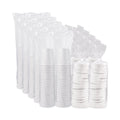 Dart Flexstyle Double Poly Food Combo Pack, 32 oz, White, Paper, 25/Pack, 10 Packs/Carton