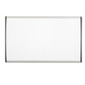Quartet Magnetic Dry-Erase Board, Steel, 18 x 30, White Surface, Silver Aluminum Frame