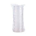 Dart PresentaBowls Clear Flat Lids, 5.4" Diameter x 0.3"h, Plastic, 504/Carton