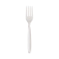 Dart Boxed Reliance Medium Heavy Weight Cutlery, Fork, White, 1000/Carton