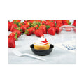 Dart Polystyrene Souffle Portion Cups, 5.5 oz, Black, 250/Bag, 10 Bags/Carton
