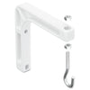 Quartet Wall Mount for Projection Screen, 6.75w x 1.25d x 7.5h, 2/Set, White