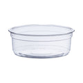 SOLO Bare Eco-Forward RPET Deli Containers, 8 oz, 4.6" Diameter x 1.8"h, Clear, Plastic, 500/Carton