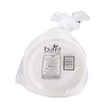 Dart Bare Eco-Forward Clay-Coated Mediumweight Paper Plate, 9" dia, White, 125/Pack, 4 Packs/Carton