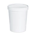 Dart Flexstyle Double Poly Food Combo Pack, 32 oz, White, Paper, 25/Pack, 10 Packs/Carton