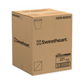 Dart Double Wrapped Paper Bucket, Unwaxed, 83oz, White, 100/Carton