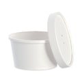 Dart Flexstyle Double Poly Food Combo Pack, 8 oz, White, Paper, 25/Pack, 10 Packs/Carton