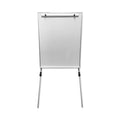 Flipside Adjustable Dry Erase Board, 27.5 x 32 Board, White Surface with Aluminum Frame