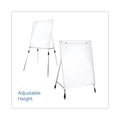 Flipside Adjustable Dry Erase Board, 27.5 x 32 Board, White Surface with Aluminum Frame