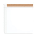 U Brands PINIT Magnetic Dry Erase Board with Plastic Frame, 20 x 16, White Surface and Frame