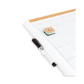 U Brands PINIT Magnetic Dry Erase Calendar with Plastic Frame, 20 x 16, White Surface and Frame