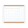 U Brands PINIT Magnetic Dry Erase Calendar with Plastic Frame, 20 x 16, White Surface and Frame
