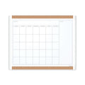 U Brands PINIT Magnetic Dry Erase Calendar with Plastic Frame, 20 x 16, White Surface and Frame