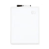 U Brands Magnetic Dry Erase Board with Plastic Frame, 14.66 x 11, White Surface and Frame