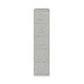 Hirsh Industries Vertical Letter File Cabinet, 4 Letter-Size File Drawers, Light Gray, 15 x 26.5 x 61.37