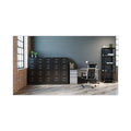 Hirsh Industries Vertical Letter File Cabinet, 4 Letter-Size File Drawers, Black, 15 x 26.5 x 52