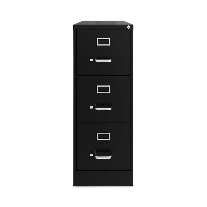 Hirsh Industries Vertical Letter File Cabinet, 3 Letter-Size File Drawers, Black, 15 x 22 x 40.19