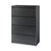 Hirsh Industries Lateral File Cabinet, 4 Letter/Legal/A4-Size File Drawers, Charcoal, 36 x 18.62 x 52.5