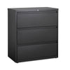 Hirsh Industries Lateral File Cabinet, 3 Letter/Legal/A4-Size File Drawers, Black, 36 x 18.62 x 40.25