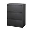 Hirsh Industries Lateral File Cabinet, 3 Letter/Legal/A4-Size File Drawers, Black, 30 x 18.62 x 40.25