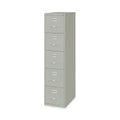 Hirsh Industries Vertical Letter File Cabinet, 4 Letter-Size File Drawers, Light Gray, 15 x 26.5 x 61.37