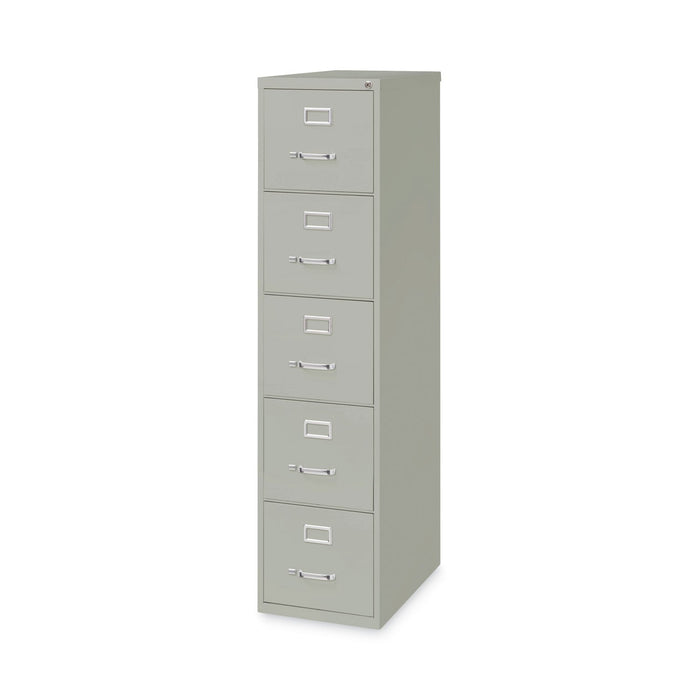 Hirsh Industries Vertical Letter File Cabinet, 4 Letter-Size File Drawers, Light Gray, 15 x 26.5 x 61.37