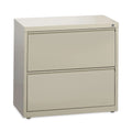 Hirsh Industries Lateral File Cabinet, 2 Letter/Legal/A4-Size File Drawers, Putty, 30 x 18.62 x 28