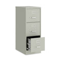 Hirsh Industries Vertical Letter File Cabinet, 3 Letter-Size File Drawers, Light Gray, 15 x 22 x 40.19