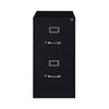 Hirsh Industries Vertical Letter File Cabinet, 2 Letter-Size File Drawers, Black, 15 x 26.5 x 28.37