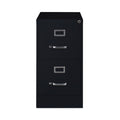 Hirsh Industries Vertical Letter File Cabinet, 2 Letter-Size File Drawers, Black, 15 x 26.5 x 28.37