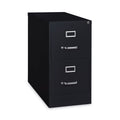 Hirsh Industries Vertical Letter File Cabinet, 2 Letter-Size File Drawers, Black, 15 x 26.5 x 28.37