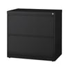 Hirsh Industries Lateral File Cabinet, 2 Letter/Legal/A4-Size File Drawers, Black, 30 x 18.62 x 28