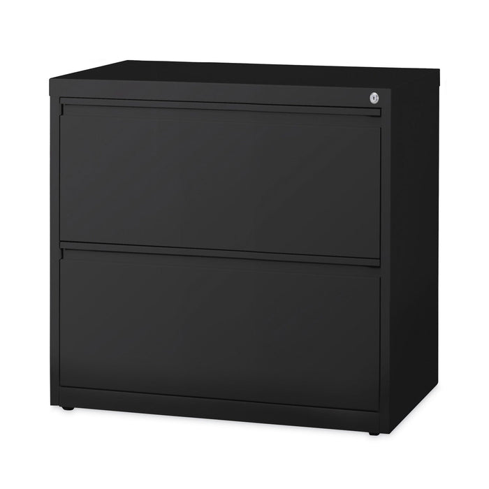 Hirsh Industries Lateral File Cabinet, 2 Letter/Legal/A4-Size File Drawers, Black, 30 x 18.62 x 28