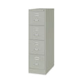 Hirsh Industries Vertical Letter File Cabinet, 4 Letter-Size File Drawers, Light Gray, 15 x 26.5 x 52